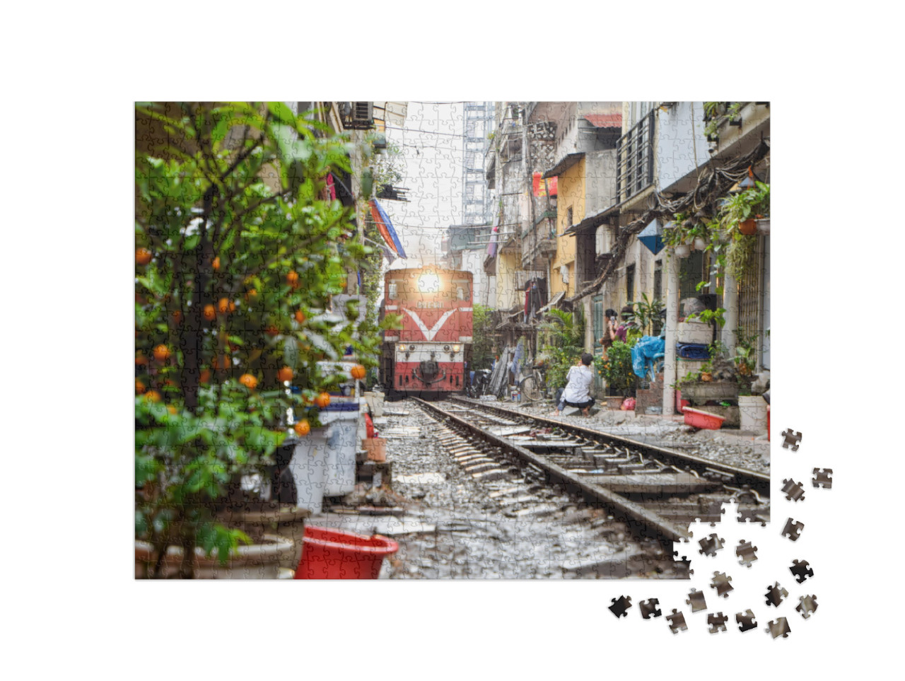 Popular Place & One of the Main Attraction of Hanoi, Viet... Jigsaw Puzzle with 1000 pieces