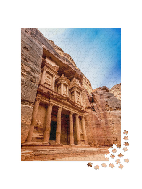 The Treasury in Jordan, Petra... Jigsaw Puzzle with 1000 pieces