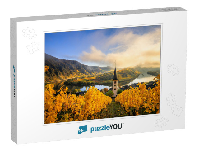 The Moselle Loop, a Beautiful River in Germany, Makes a 1... Jigsaw Puzzle