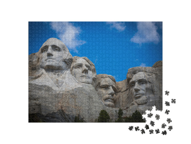 Mount Rushmore... Jigsaw Puzzle with 1000 pieces