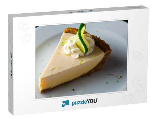 Key Lime Pie. Classic Traditional American Dessert Favori... Jigsaw Puzzle