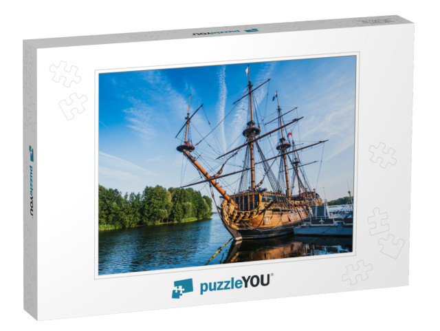 Linear Ship Goto Predestination in Voronezh City, Russia... Jigsaw Puzzle