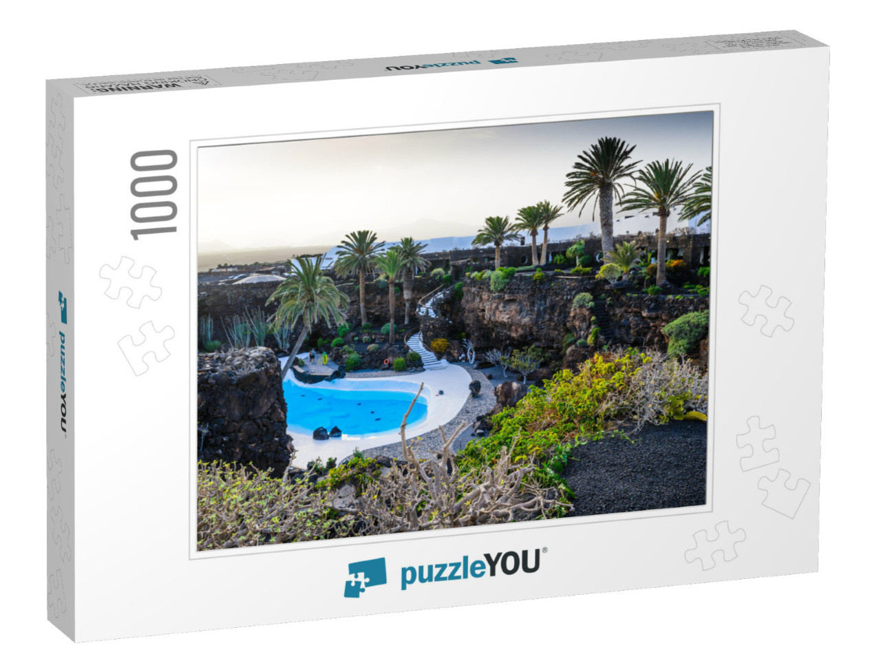 Jameos Del Agua. Lanzarote. Canary Islands. Spain... Jigsaw Puzzle with 1000 pieces