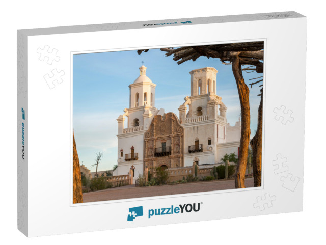 San Xavier Del Bac in Tucson Arizona... Jigsaw Puzzle