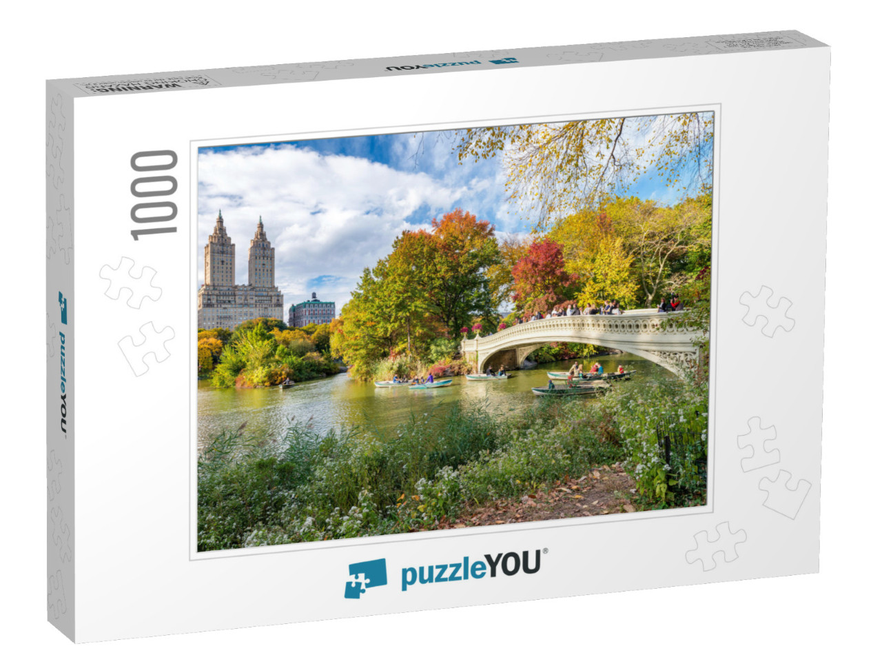 Beautiful Foliage Colors of New York Central Park... Jigsaw Puzzle with 1000 pieces