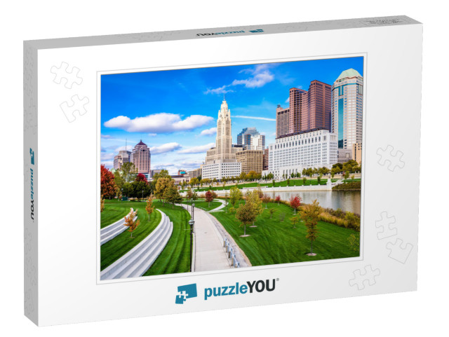 Columbus, Ohio, USA Skyline on the Scioto River... Jigsaw Puzzle