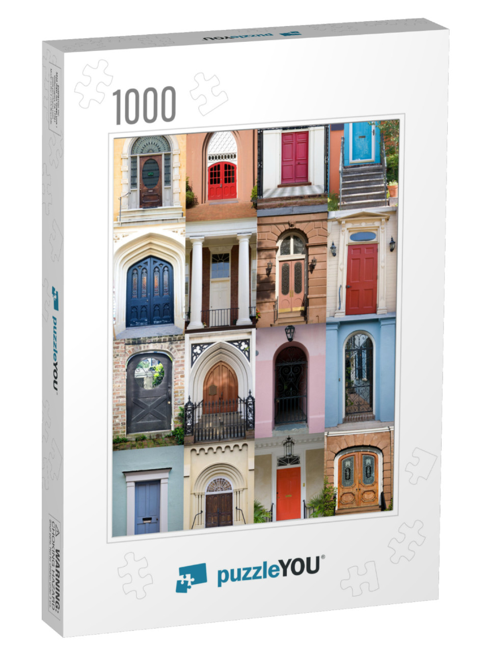 Doors of Charleston, South Carolina... Jigsaw Puzzle with 1000 pieces