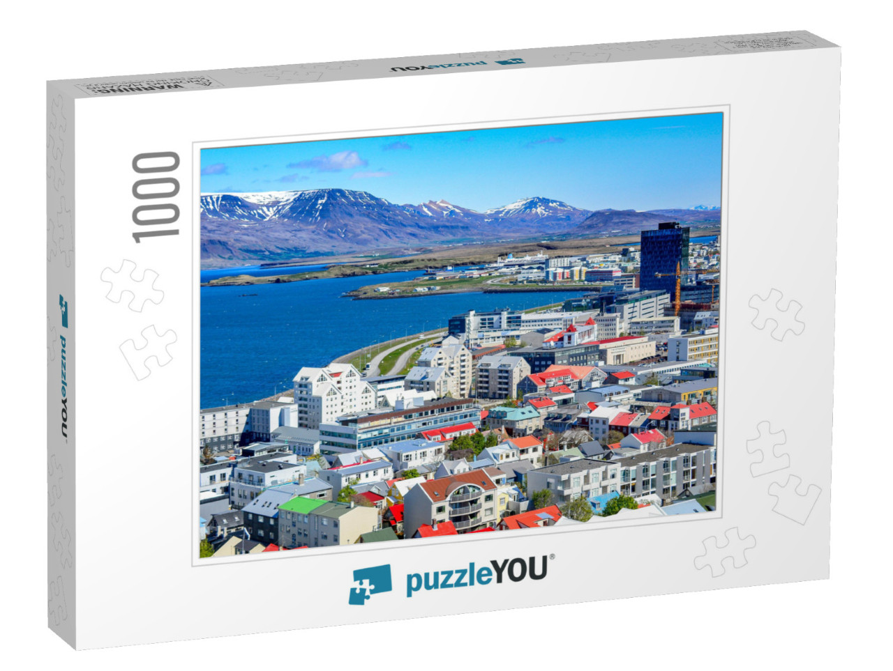 Panoramic View of Reykjavik, the Capital City of Iceland... Jigsaw Puzzle with 1000 pieces