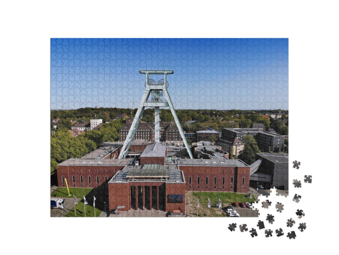 Bochum City, Germany. Industrial Heritage of Ruhr Region... Jigsaw Puzzle with 1000 pieces