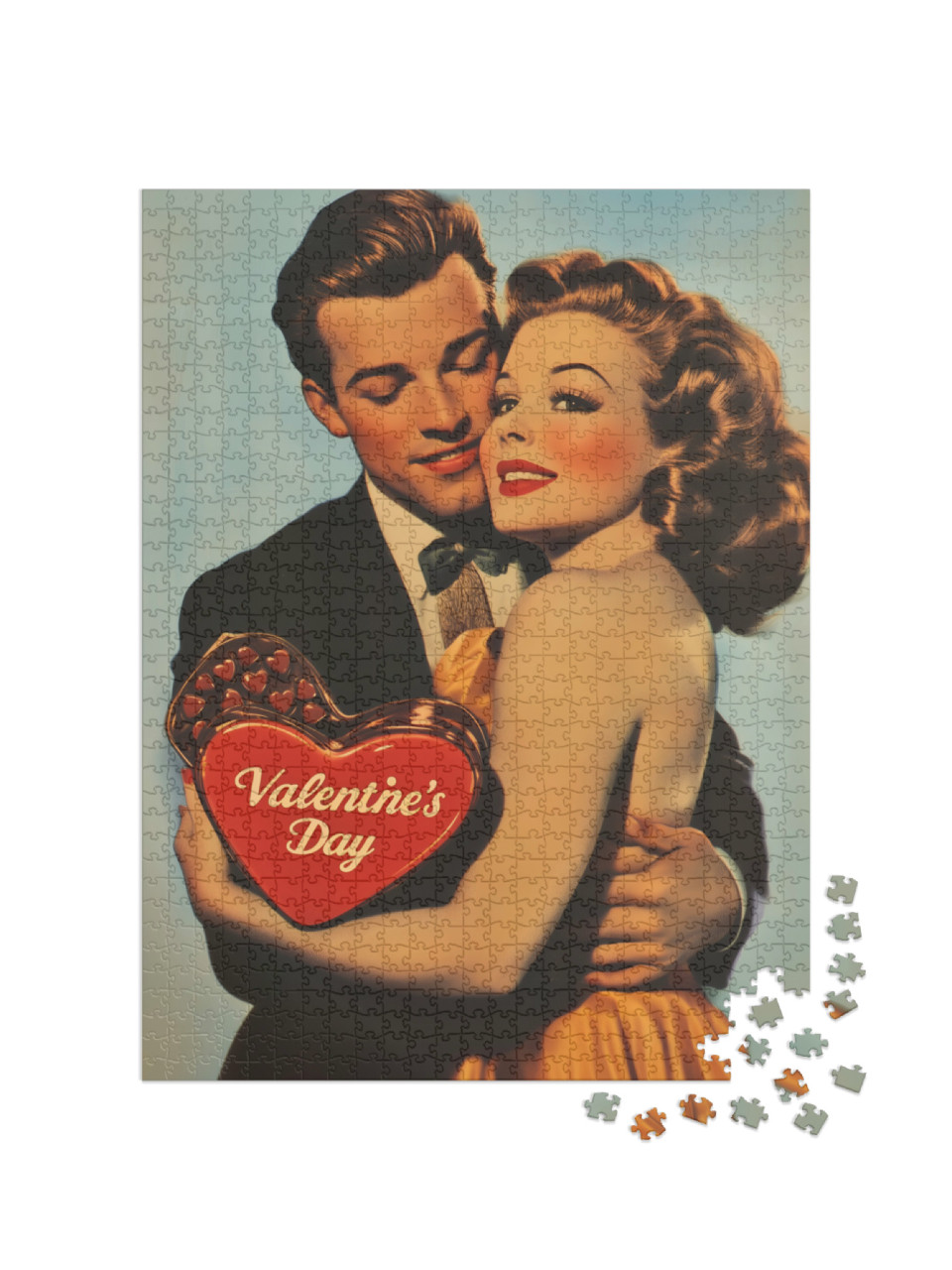 Classic Valentine's Day Jigsaw Puzzle with 1000 pieces