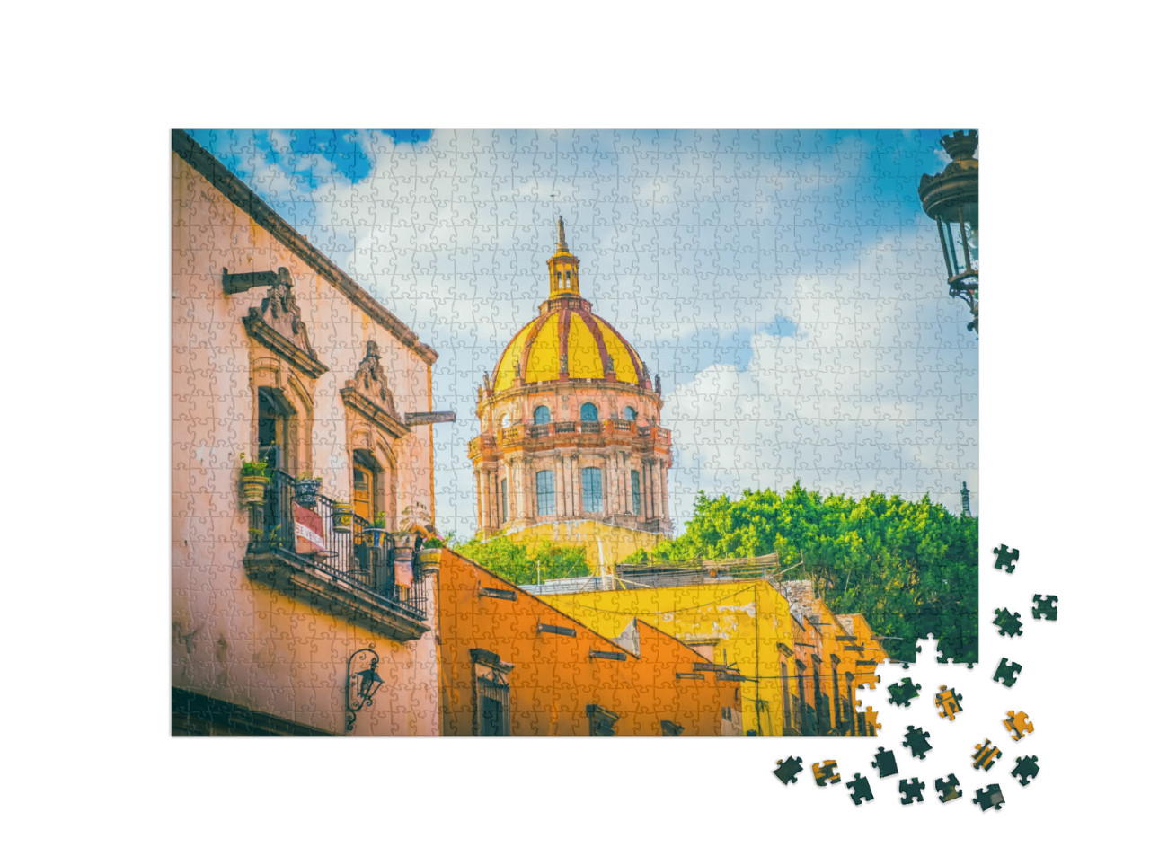 View of San Miguel De Allende, Mexico... Jigsaw Puzzle with 1000 pieces