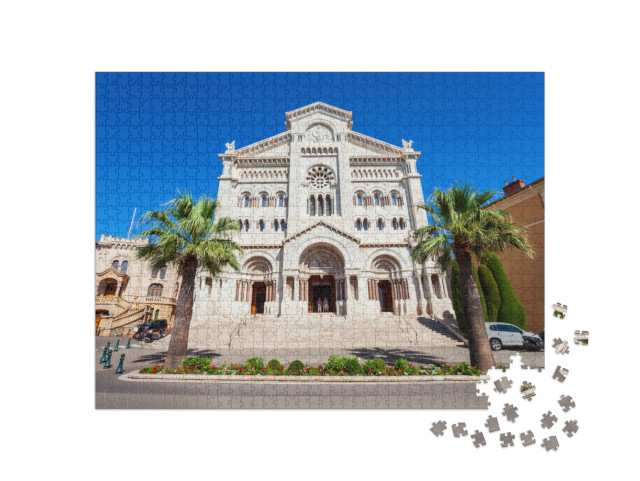 Saint Nicholas Monaco Cathedral or Cathedral of Our Lady... Jigsaw Puzzle with 1000 pieces