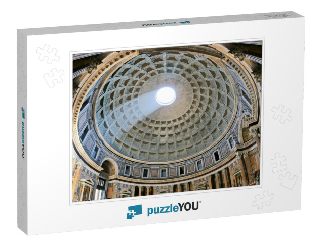 Ancient Architectural Masterpiece of Pantheon in Roma, It... Jigsaw Puzzle