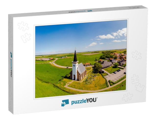 White Church Den Hoorn Texel Netherlands, Beautiful Churc... Jigsaw Puzzle