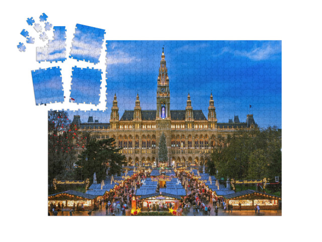 Christmas Market Vienna... | SMART SORTED® | Jigsaw Puzzle with 1000 pieces