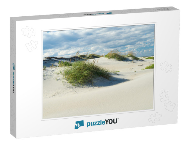 Outer Banks Sand Dunes & Grass Along the Coast of North C... Jigsaw Puzzle