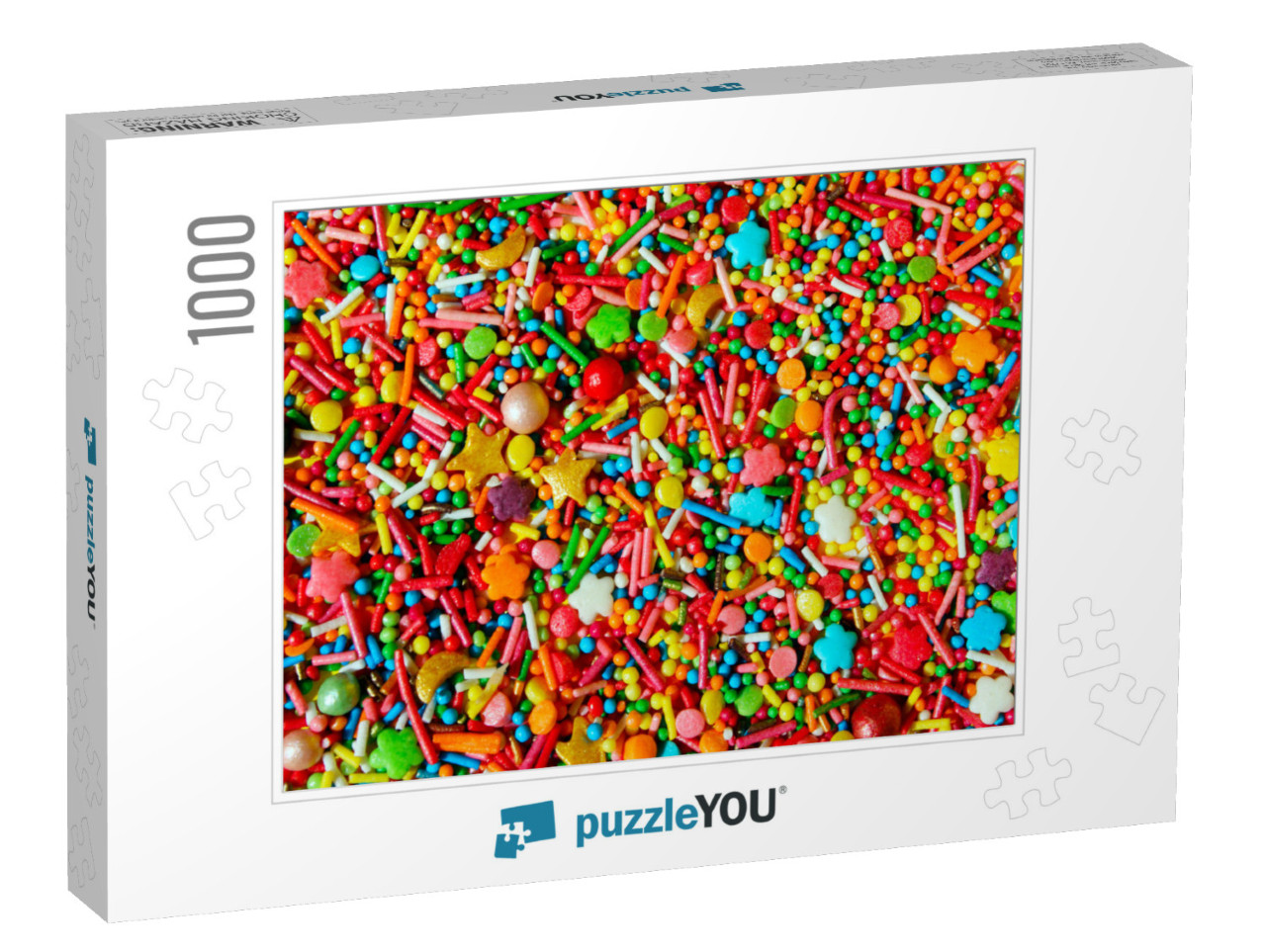 Abstract Colorful Background. Colorful Candies Background... Jigsaw Puzzle with 1000 pieces