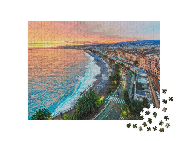 Nice in the Evening After Sunset... Jigsaw Puzzle with 1000 pieces