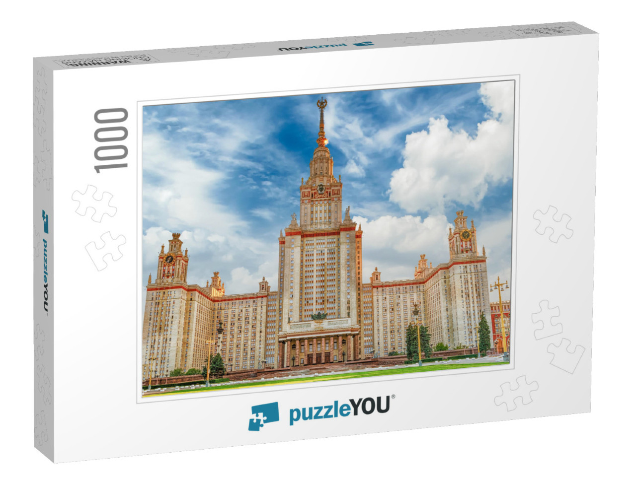 Lomonosov State University, Iconic Building & Sightseeing... Jigsaw Puzzle with 1000 pieces