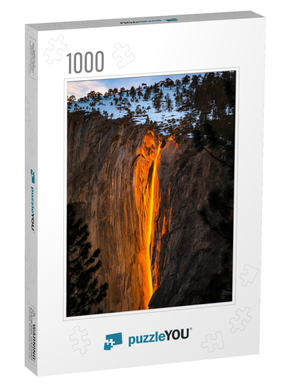 Yosemite Firefall Sunset... Jigsaw Puzzle with 1000 pieces