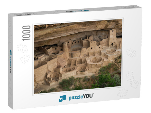 Cliff Palace At Mesa Verde National Park in Mesa Verde, C... Jigsaw Puzzle with 1000 pieces