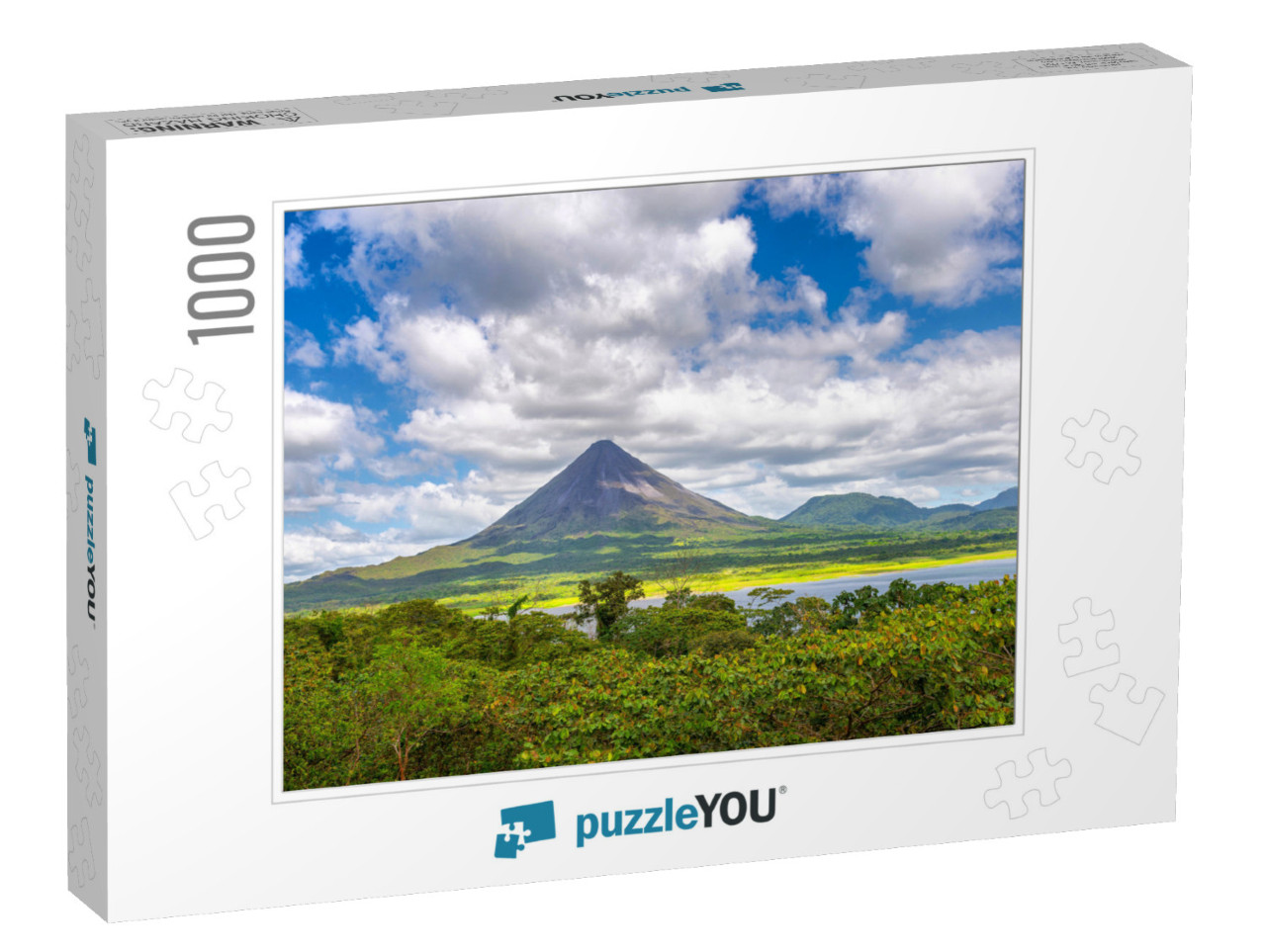 Amazing View of Beautiful Nature of Costa Rica with Smoki... Jigsaw Puzzle with 1000 pieces