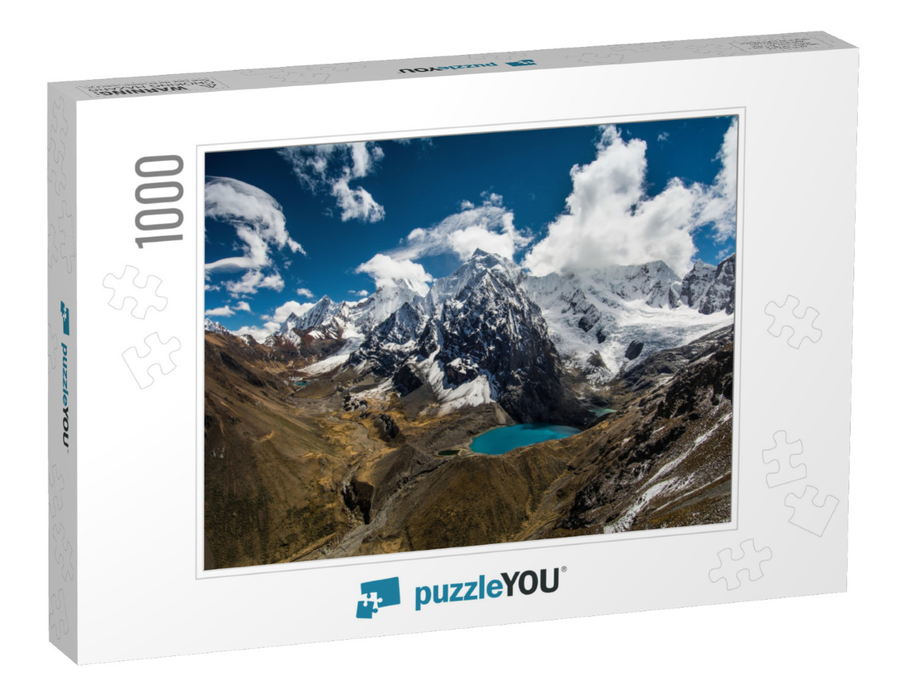 Amazing View in Spectacular High Mountains, Cordillera Hu... Jigsaw Puzzle with 1000 pieces