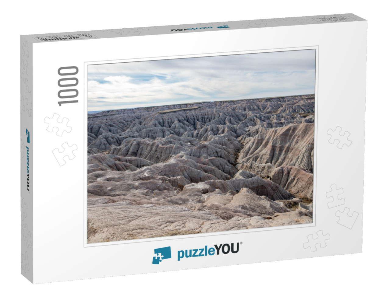 Badlands National Park on a Sunny Day in the State of Sou... Jigsaw Puzzle with 1000 pieces