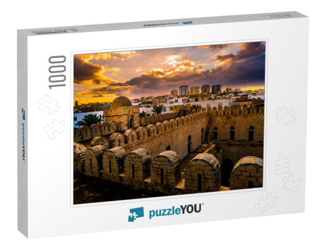 View from the Walls of the Fortress of Ribat of Sousse in... Jigsaw Puzzle with 1000 pieces