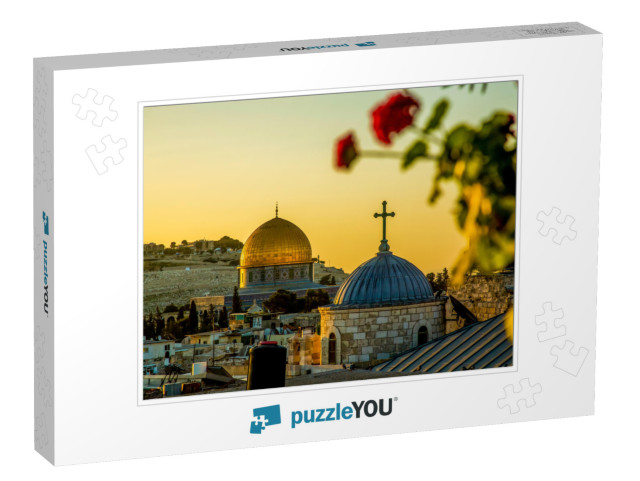 The Dome of a Christian Church & the Dome of the Rock in... Jigsaw Puzzle