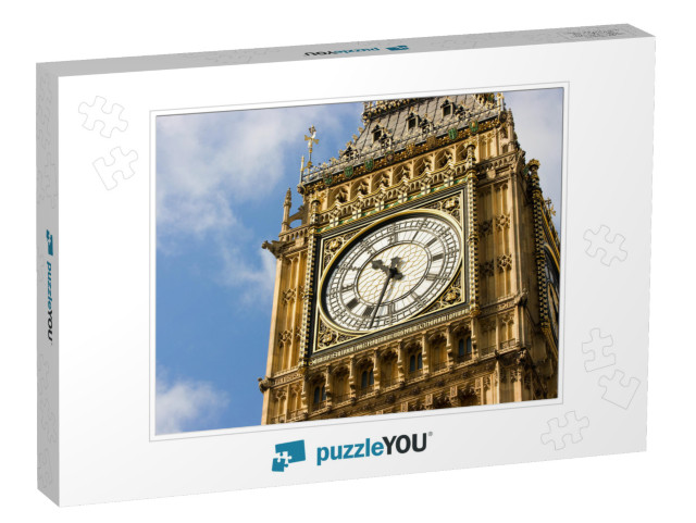 Close-Up of the Clock Face of Big Ben, London... Jigsaw Puzzle