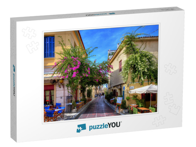 Plaka, an Old Historical Neighborhood of Athens, Clustere... Jigsaw Puzzle