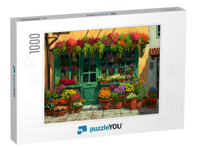 Flower Shop Jigsaw Puzzle with 1000 pieces