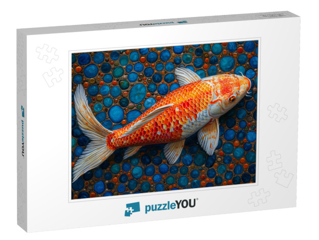 Saffron Koi Jigsaw Puzzle