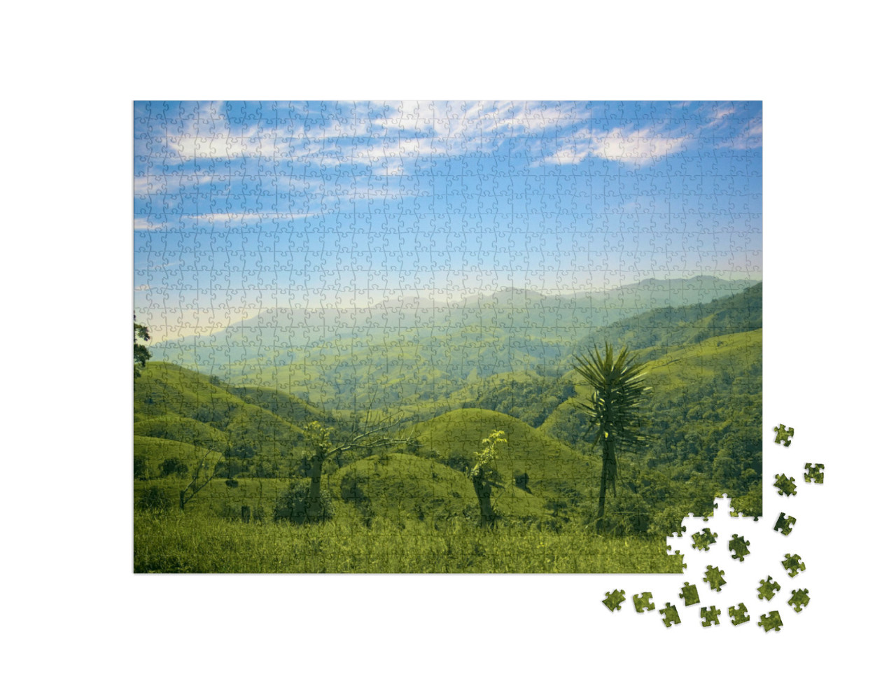 Hills & Mountains in Costa Rica... Jigsaw Puzzle with 1000 pieces