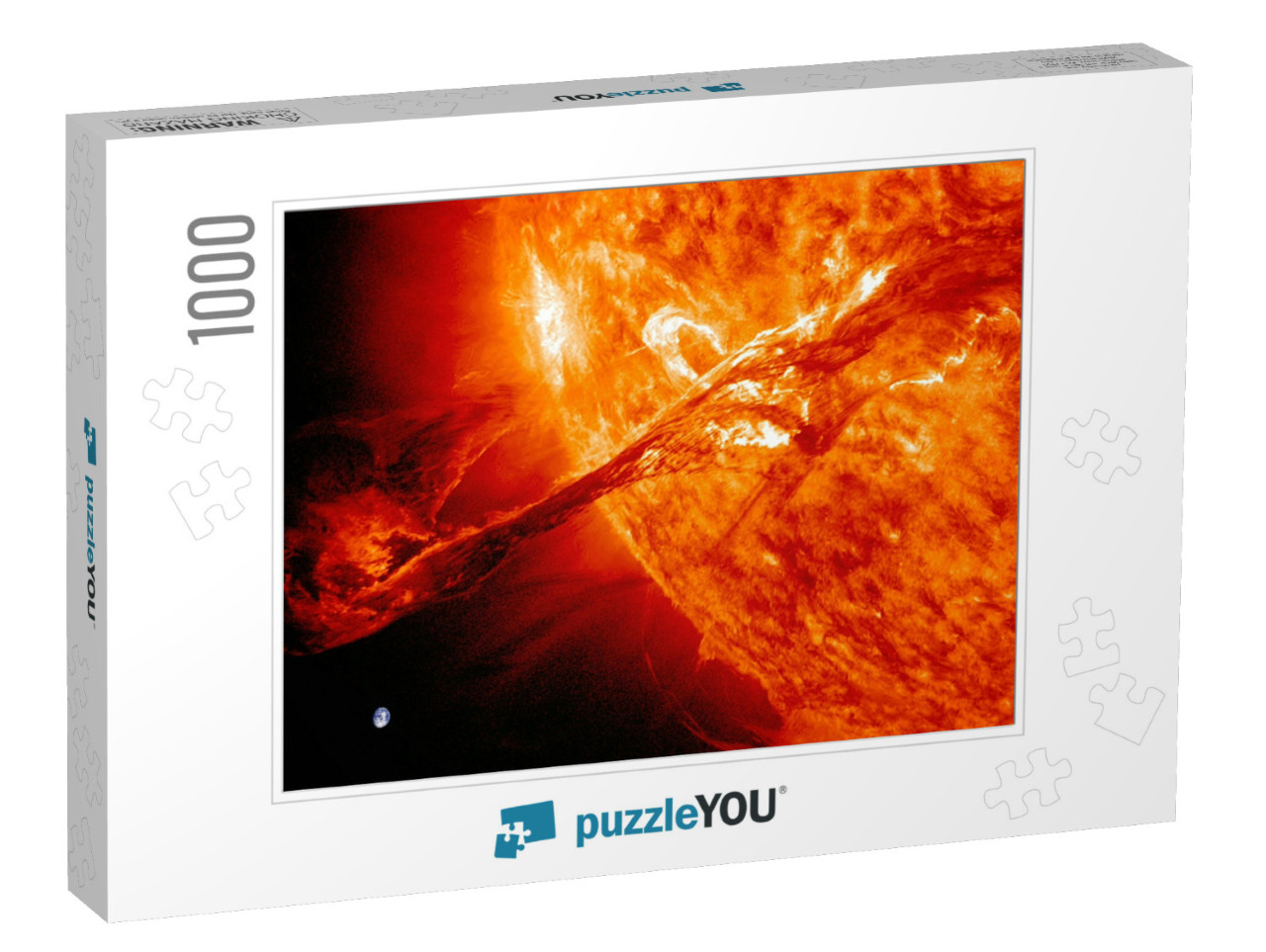 Solar System - Earth & the Sun. Galaxy in the Universe Up... Jigsaw Puzzle with 1000 pieces