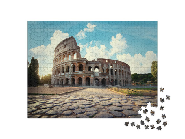 Ancient Colosseum in Rome in the Afternoon... Jigsaw Puzzle with 1000 pieces