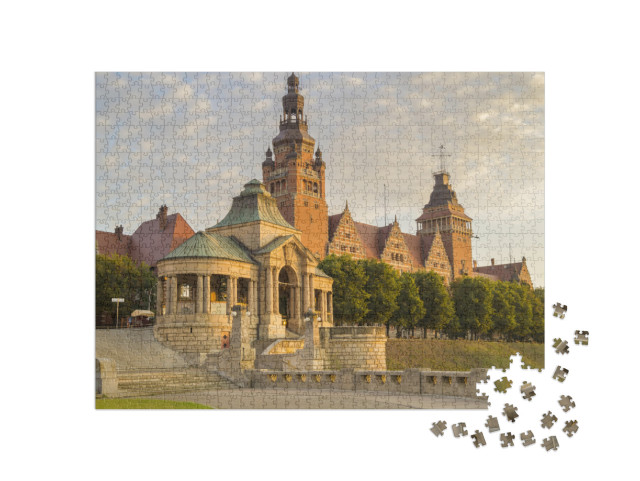 Terraces Viewing Haken Terrasein Szczecin... Jigsaw Puzzle with 1000 pieces