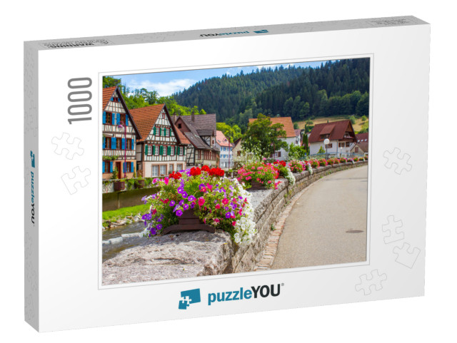 Beautiful Schiltach in Black Forest, Germany... Jigsaw Puzzle with 1000 pieces