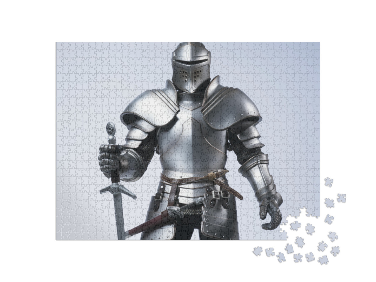 Knight with Sword & Shield... Jigsaw Puzzle with 1000 pieces