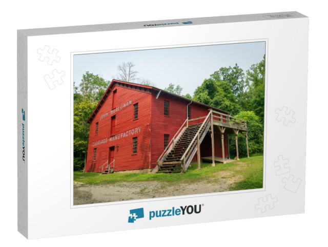 Historic Farm Buildings At Ohio's Only National Park, Cuy... Jigsaw Puzzle