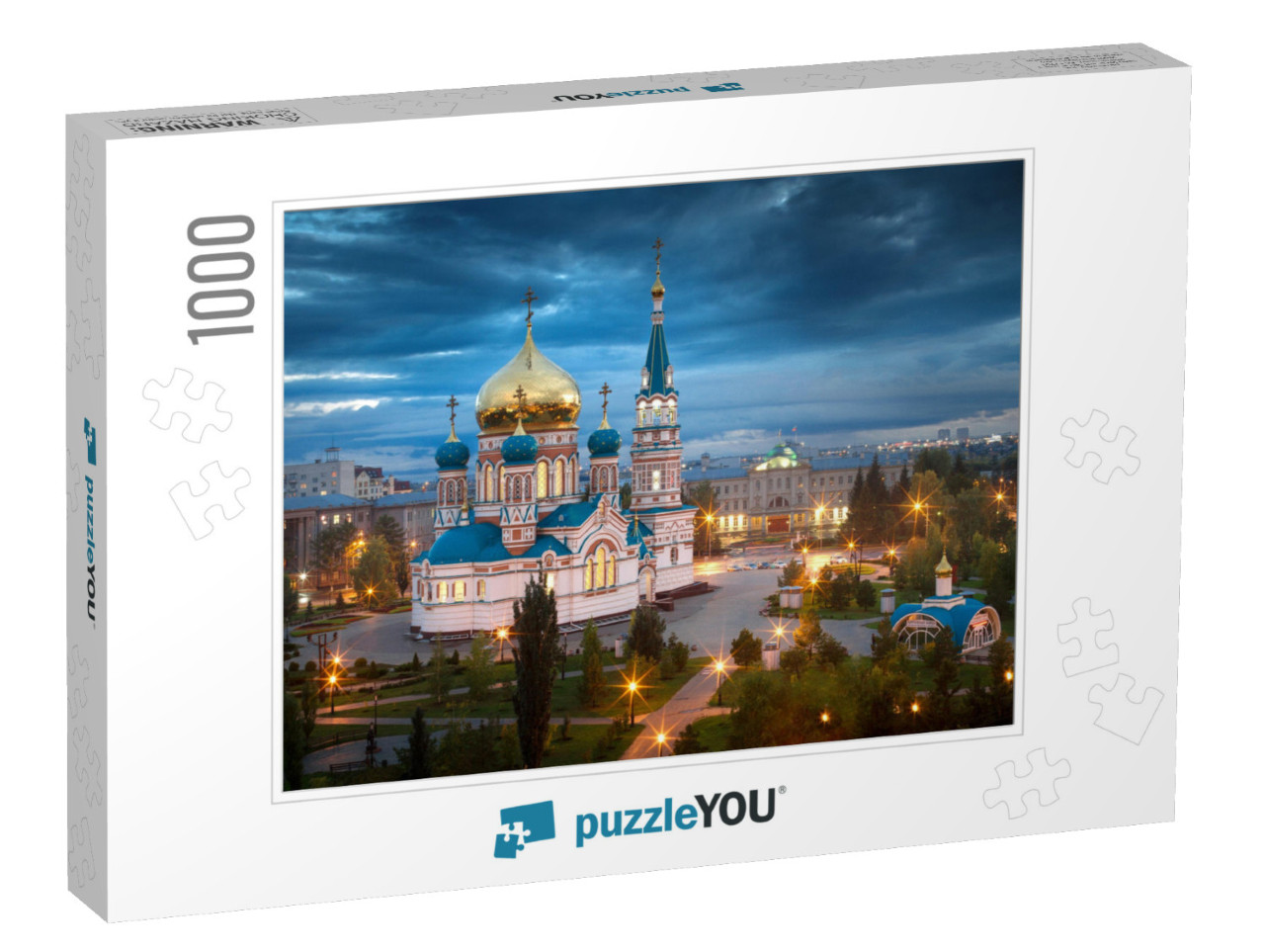 Assumption Cathedral in Omsk, Russia... Jigsaw Puzzle with 1000 pieces