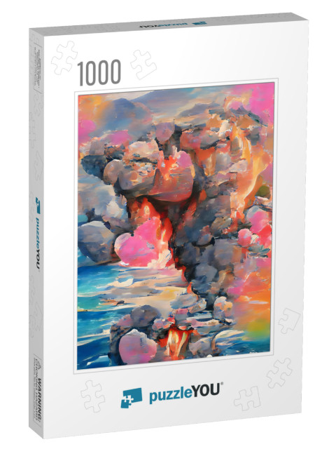 Hawaii Volcanoes National Park with Active Kilauea Volcan... Jigsaw Puzzle with 1000 pieces