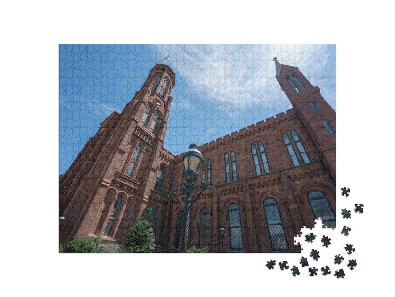 Smithsonian Castle Museum Usa... Jigsaw Puzzle with 1000 pieces