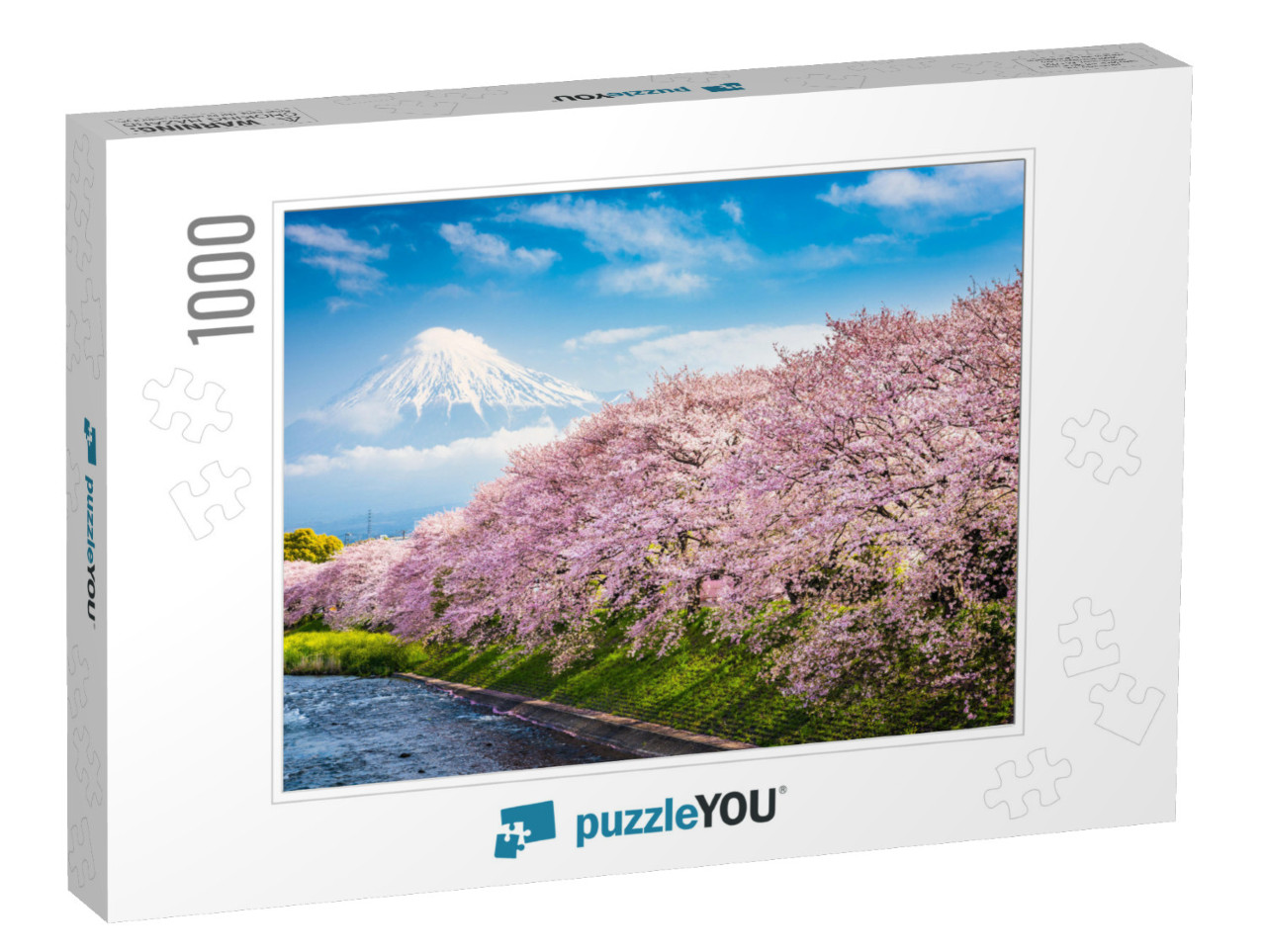 Mt. Fuji, Japan Spring Landscape... Jigsaw Puzzle with 1000 pieces