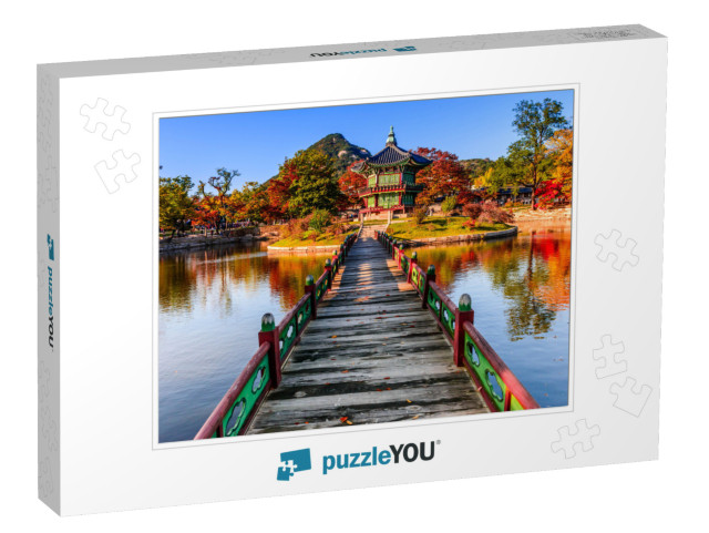 Gyeongbokgung Palace in Seoul, Korea... Jigsaw Puzzle