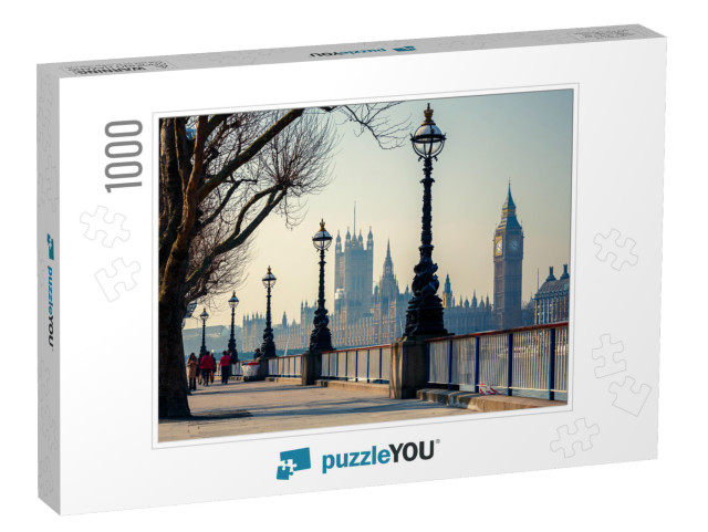 Big Ben & Houses of Parliament in London, Uk... Jigsaw Puzzle with 1000 pieces