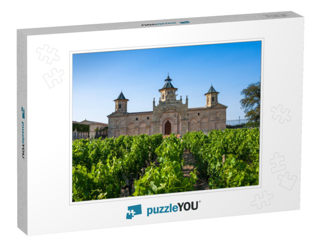 The Famous Chateau Cos Destournel, Bordeaux Region, Franc... Jigsaw Puzzle