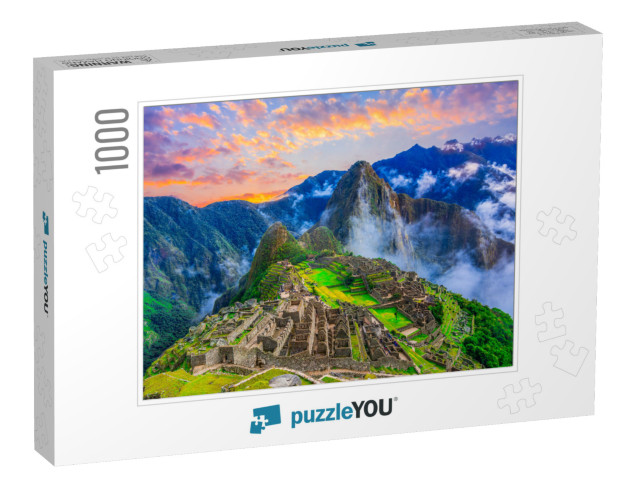 Machu Picchu, Cusco, Peru Overview of the Lost Inca City... Jigsaw Puzzle with 1000 pieces