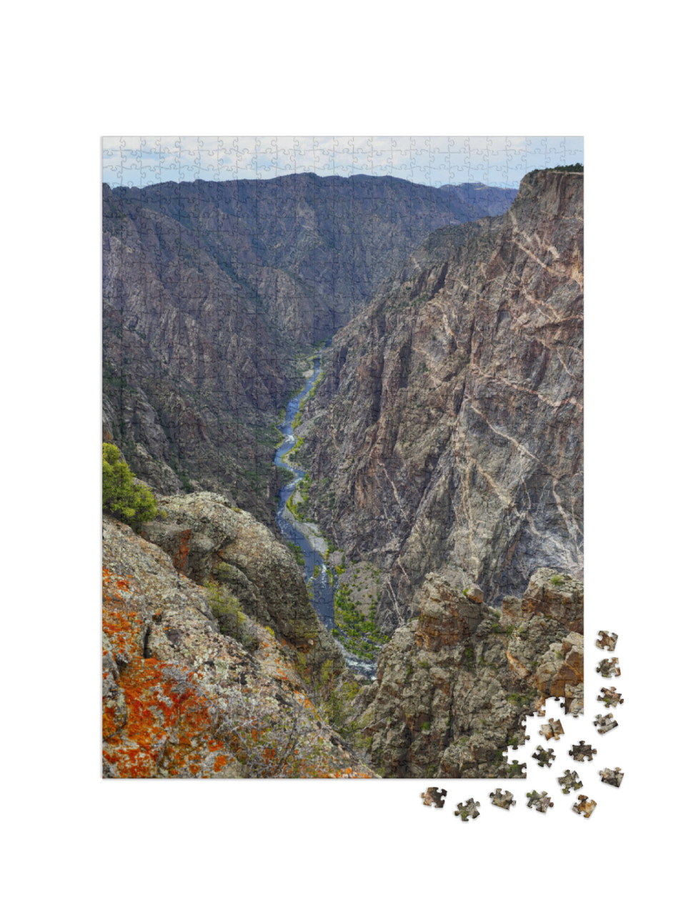 Black Canyon of the Gunnison National Park in Colorado, U... Jigsaw Puzzle with 1000 pieces